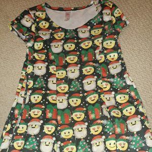 Girls Emoji Holiday Dress Justice 14